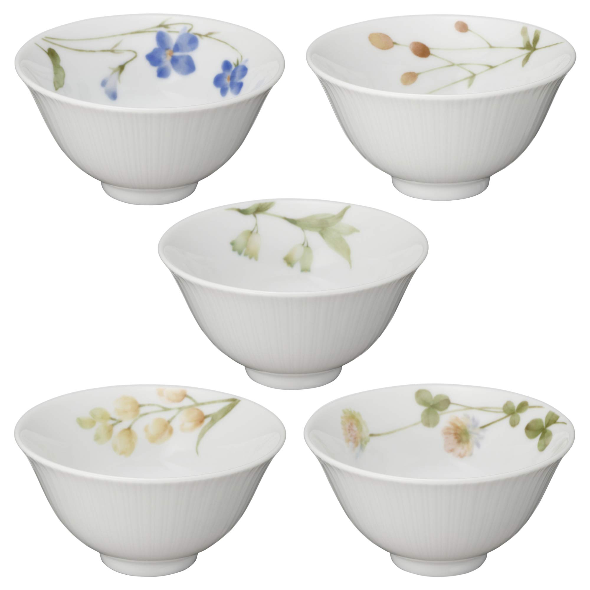 Amazon.co.jp: Noritake ノリタケ 湯呑 絵変り セット 156cc あづまの