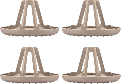 4PCS Bottle Drying Rack for Cup Accessories, Soft Silicone Bottle Rack Dryer, Soft Silicone Material Air convection fast Does not Scratch Kitchen Accessories for Cups, Mugs, Glasses Brown