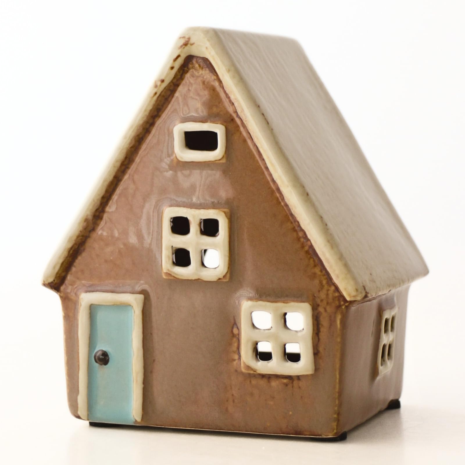 Amazon.co.jp: キャンドルホルダー 家 おうち ハウス 陶器 キャンドル