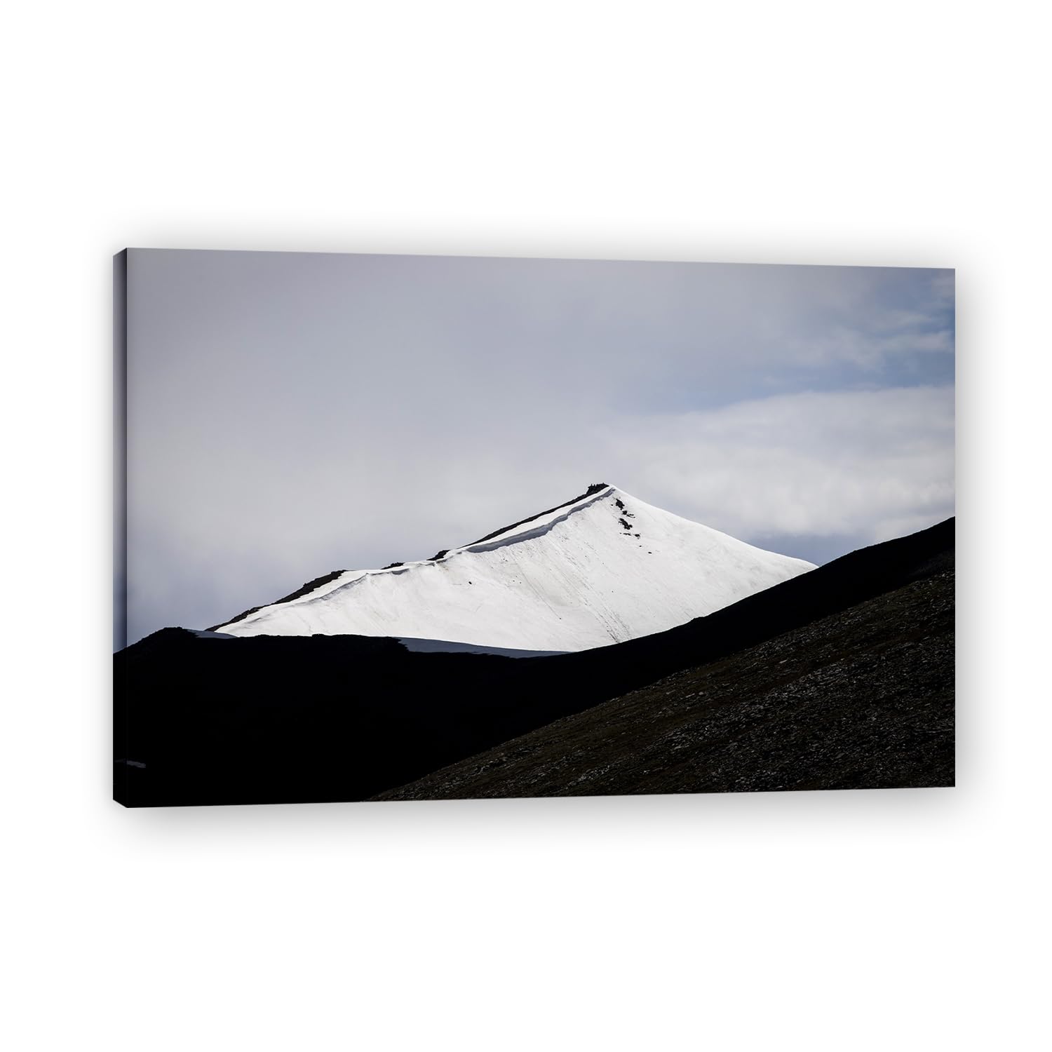 VHdfgTY A Translucent MountainNature Landscape Wall Art Canvas Mountain Scenery Print Home Decoration 80x120cm Framed