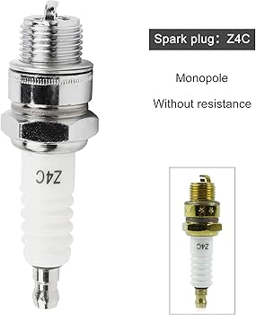 Amazon.com: FLYPIG Z4C 49cc 2 Stroke Engine Spark Plug for 50cc