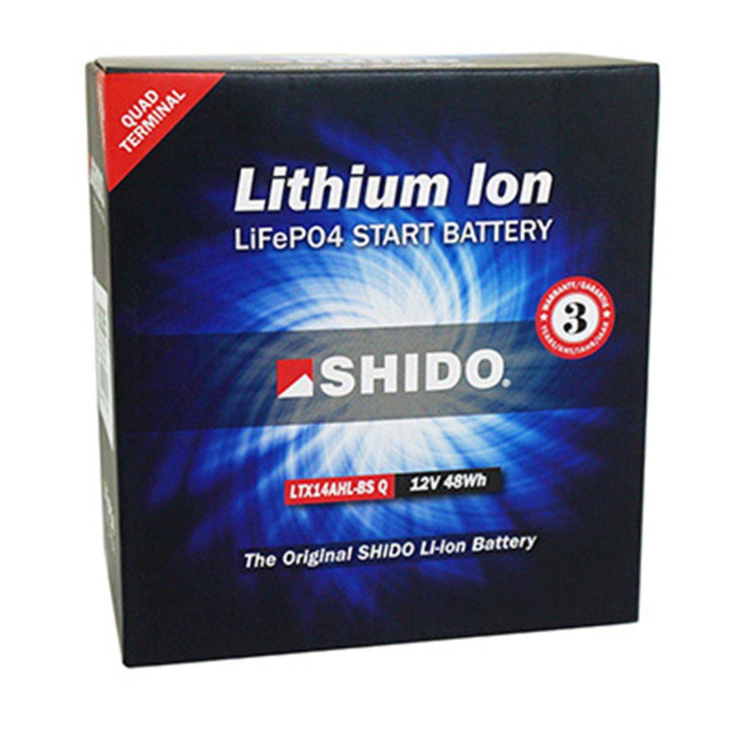 SHIDO LTX14AHL-BS Q Lithium Ion 4 terminals