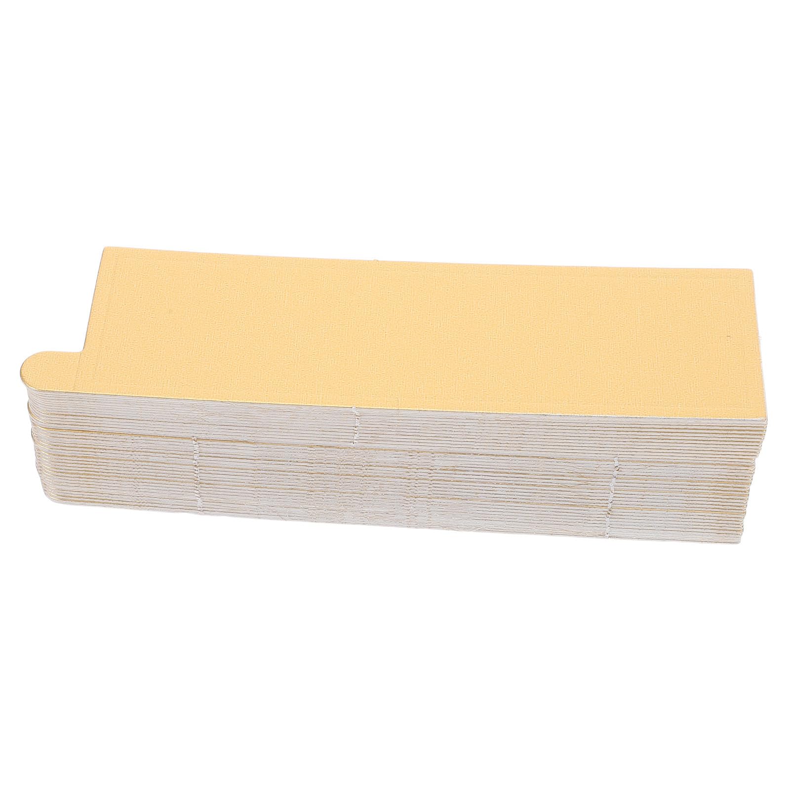 Présentoir à gâteaux polyvalent rigide avec finition cartonnée dorée pour entremets