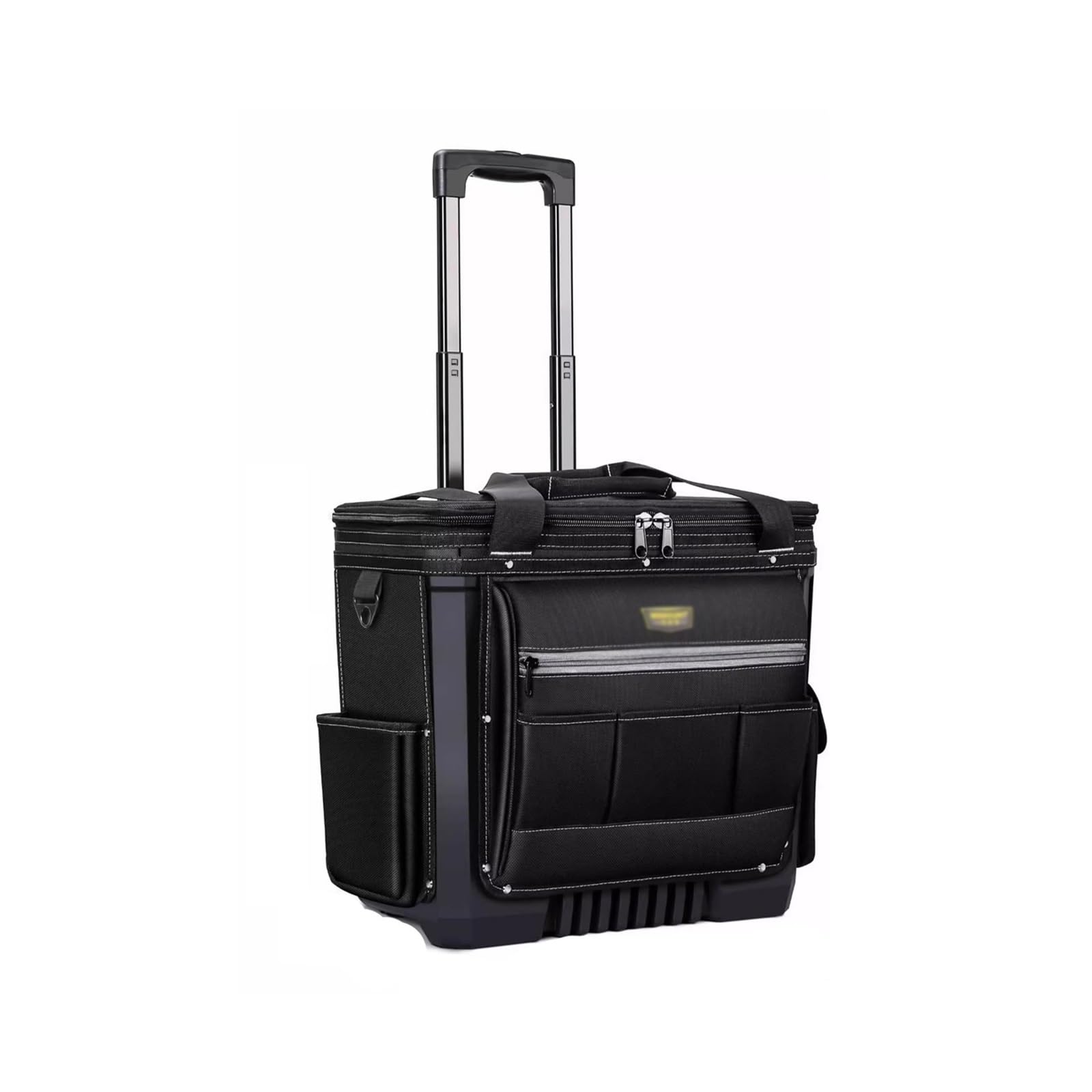 Cassetta portautensili Cassetta degli attrezzi con rotelle chiusura in metallo resistente Organizzatore portatile Soluzione di conservazione for condizioni lavoro difficili