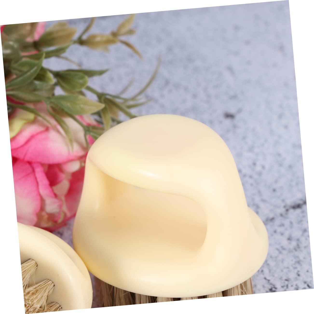 FOYTOKI 2Pcs Durable Beard Cleaning Brush for Men Multifunctional Portable Hair Brush for Grooming and Styling Mustaches Essential Accessory for Beard Care