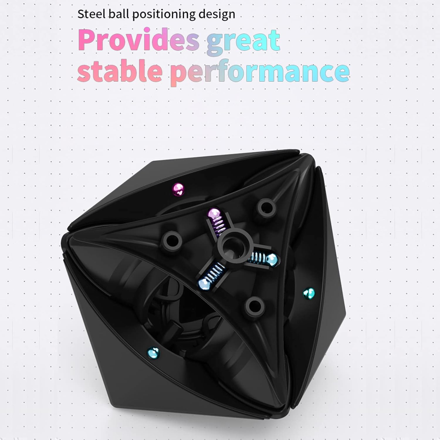 QYTOYS Lvy Puzzle Cube,Lvy Cube Black Magic Cube, Lvy Leaf Cube Black Skewb Stickere Magic Square Puzzle Cube (Special Edition)