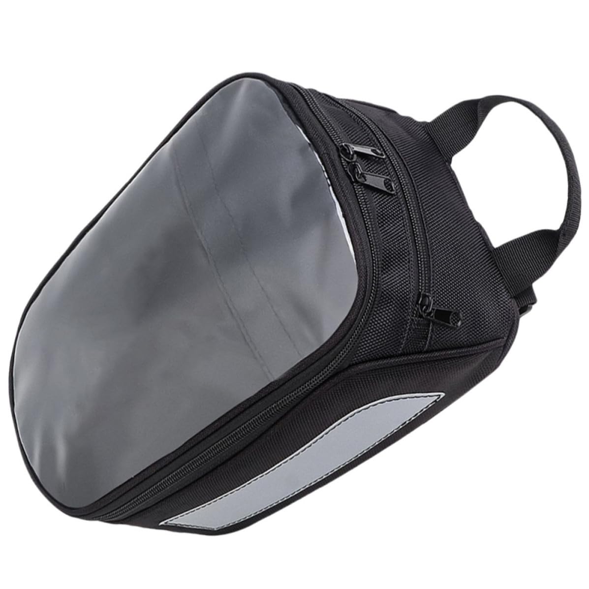 Bolsa de Depósito para Motocicleta Negra de Lona Oxford