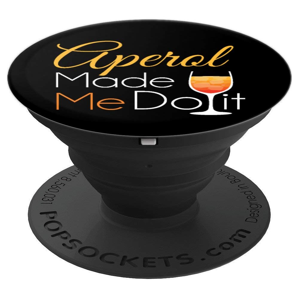 Aperol Spritz Cocktail Party Alcohol Drink Summer Beverage PopSockets Grip and Stand for Phones and Tablets