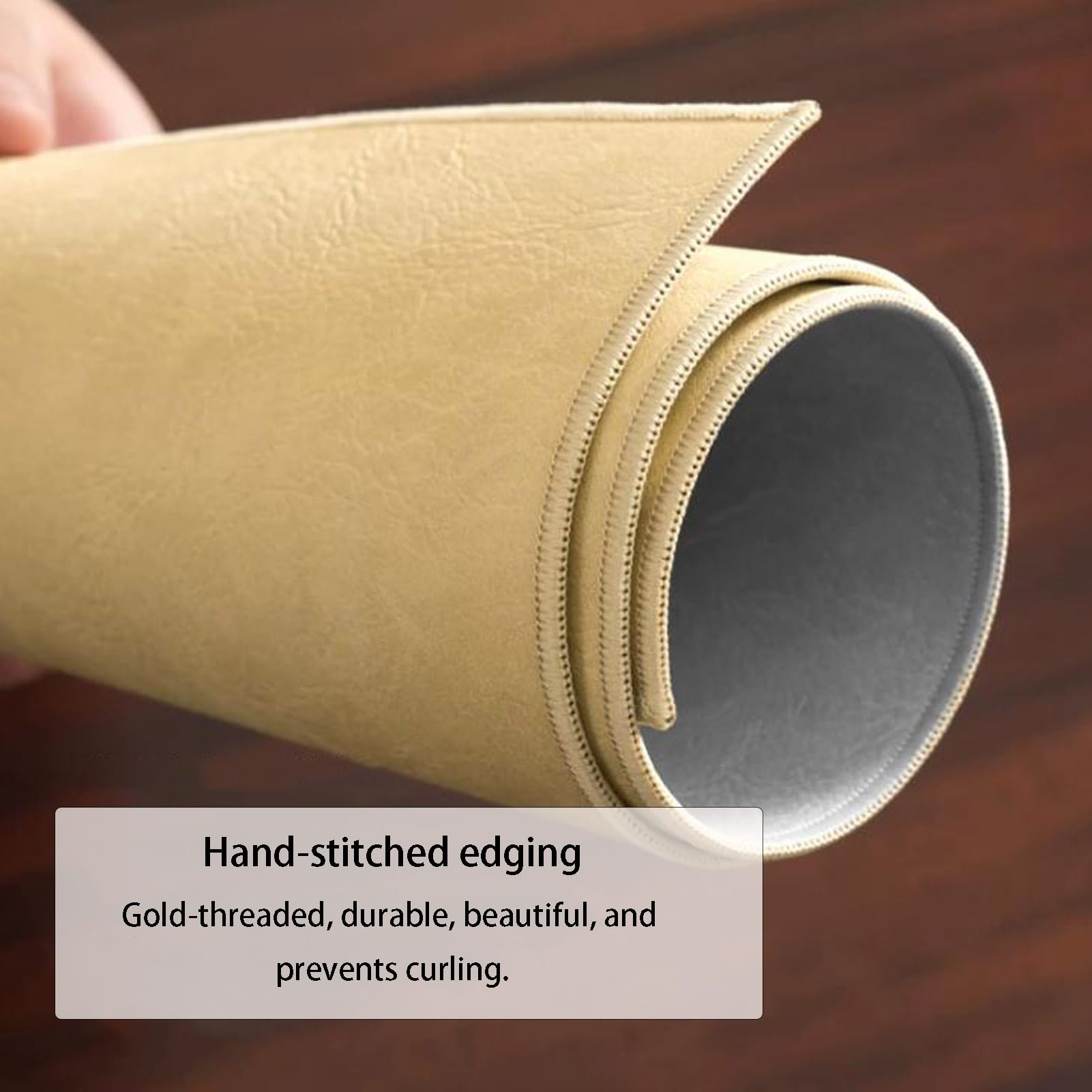 Camino de mesa, manteles individuales de piel sintética, impermeable, antideslizante, resistente al calor, para decoración de mesa de cocina, comedor, perfecto para estilo de granja