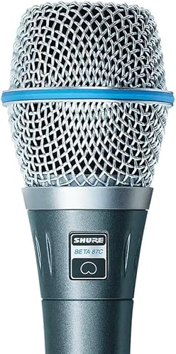 Micrófono condensador SHURE para manejar aplicaciones vocales, Gris