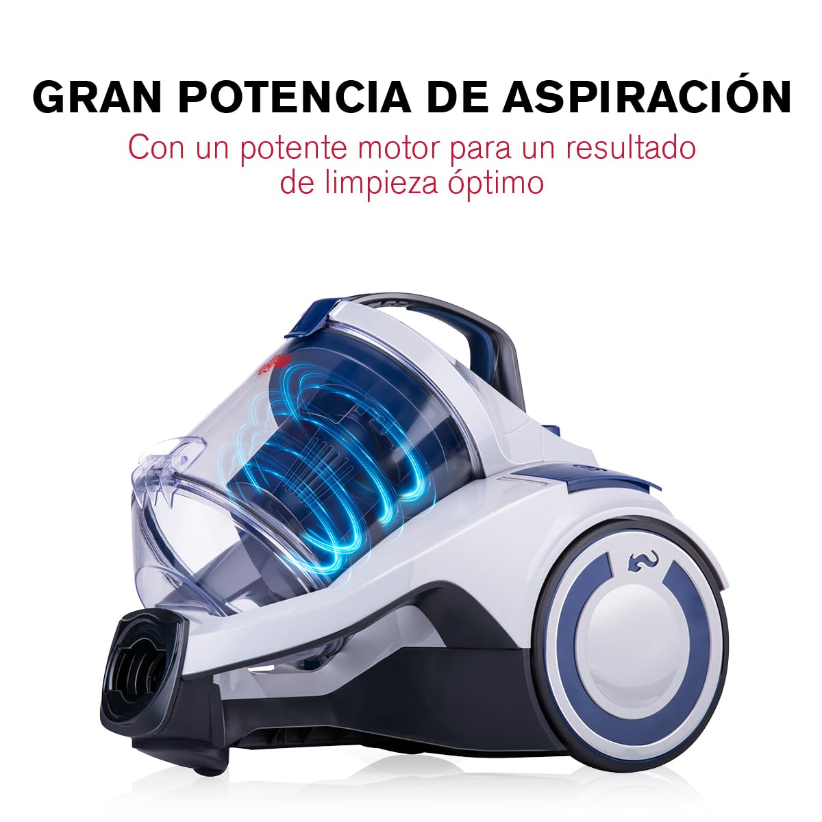 Dirt Devil Aspirador sin Bolsa DD2504 - Vacuum Cleaner 700W con Filtro HEPA 12 - Aspiradora Ciclónico con Cepillo Combinado, Boquilla para Rincones y Boquilla para Parquet