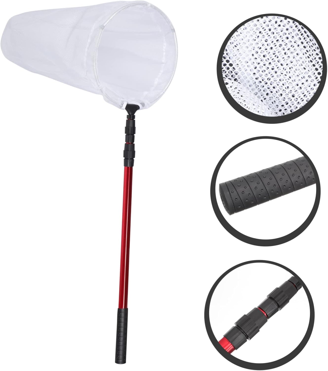Telescopic Insect Catching Net for Boys and Girls Colorful Aluminum Butterfly Net Outdoor Nature Exploration Tool