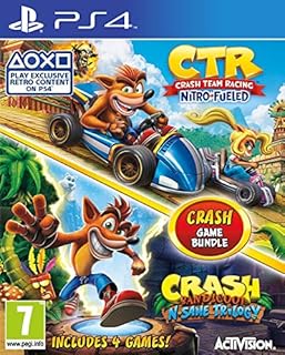 Activision Crash Team Racing and Crash Bandicoot Game Bundle (PS4)