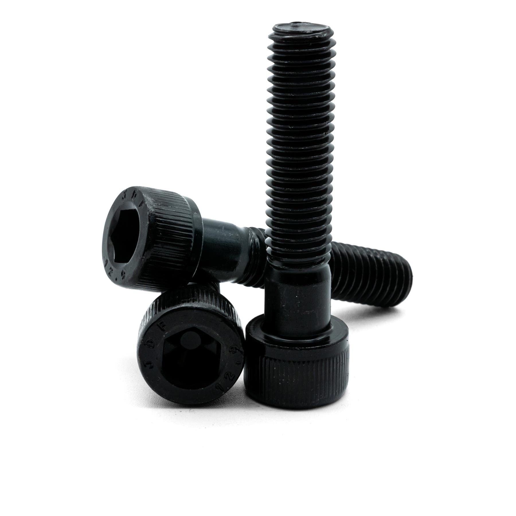Hippo Hardware M5 (5mm X 40mm) Black Socket Cap Screws Self Colour 12.9 High Tensile Allen Bolt (Pack of 10)