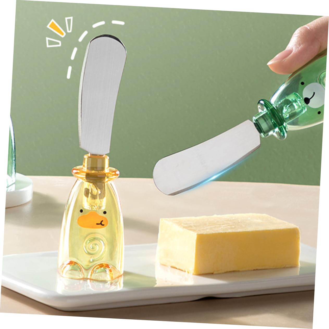 LABRIMP Butter Spreader Cheese Spatula Kitchen Accessory for Easy Serving of Jam and Cheese Compact Design for Convenient Use and Parties