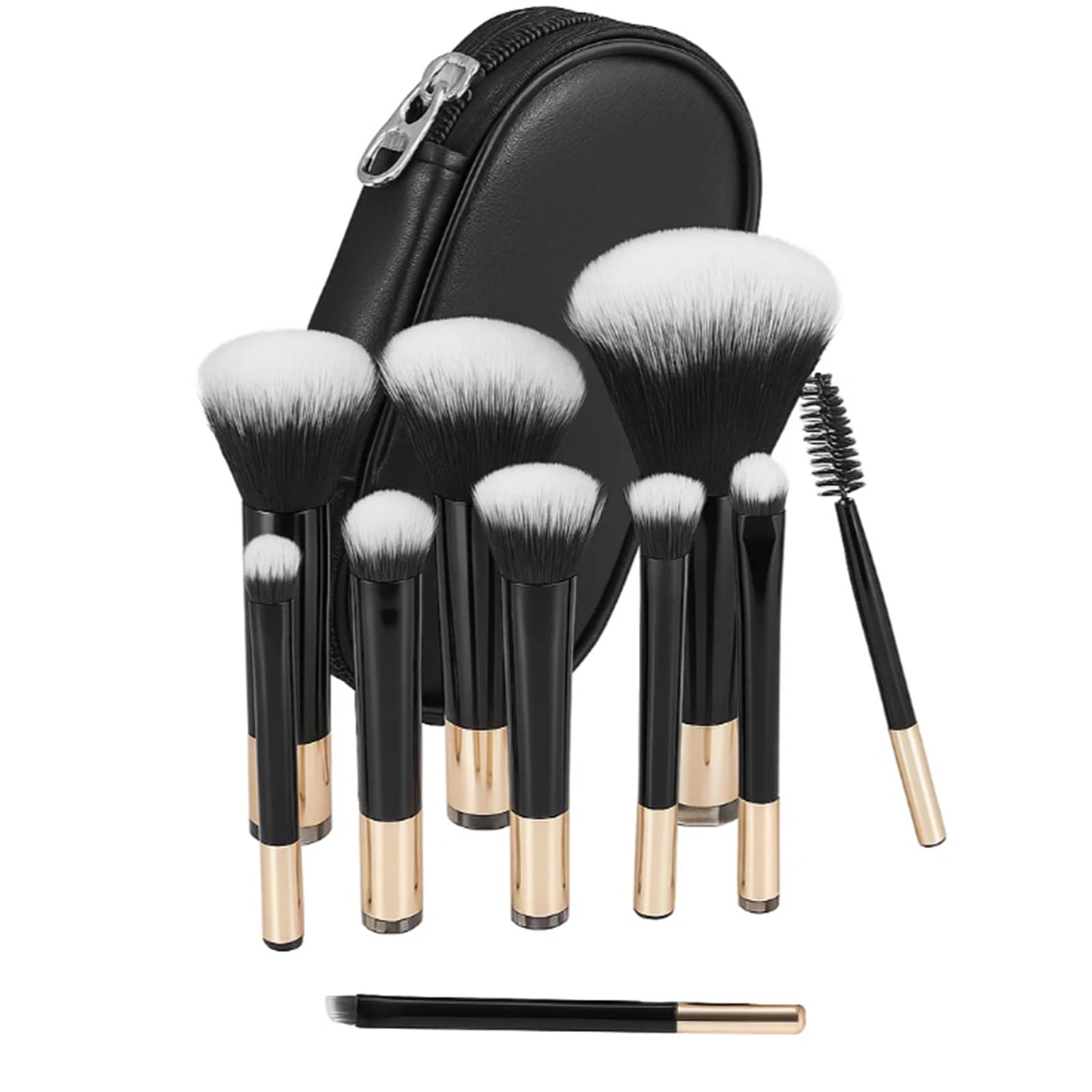 10-Piece Makeup Brush Set including Ombre Bristles