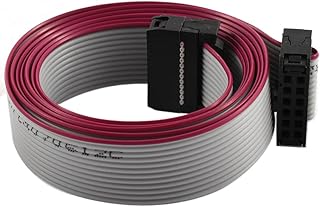 Aexit Hard Drive Bulk Cables 100cm Feamle IDC 12P Extension Wire Flat Flat Cables Cable