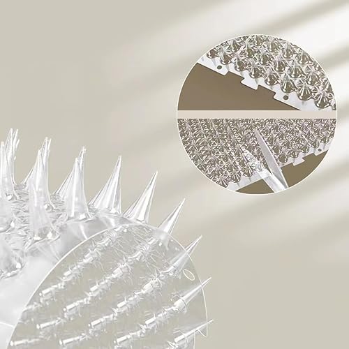 Miniatura 3 de Paquete de 10 alfombrillas de protección contra gatos de 13 x 16 pulgadas, para interiores y exteriores, valla repelente de gatos humanitaria