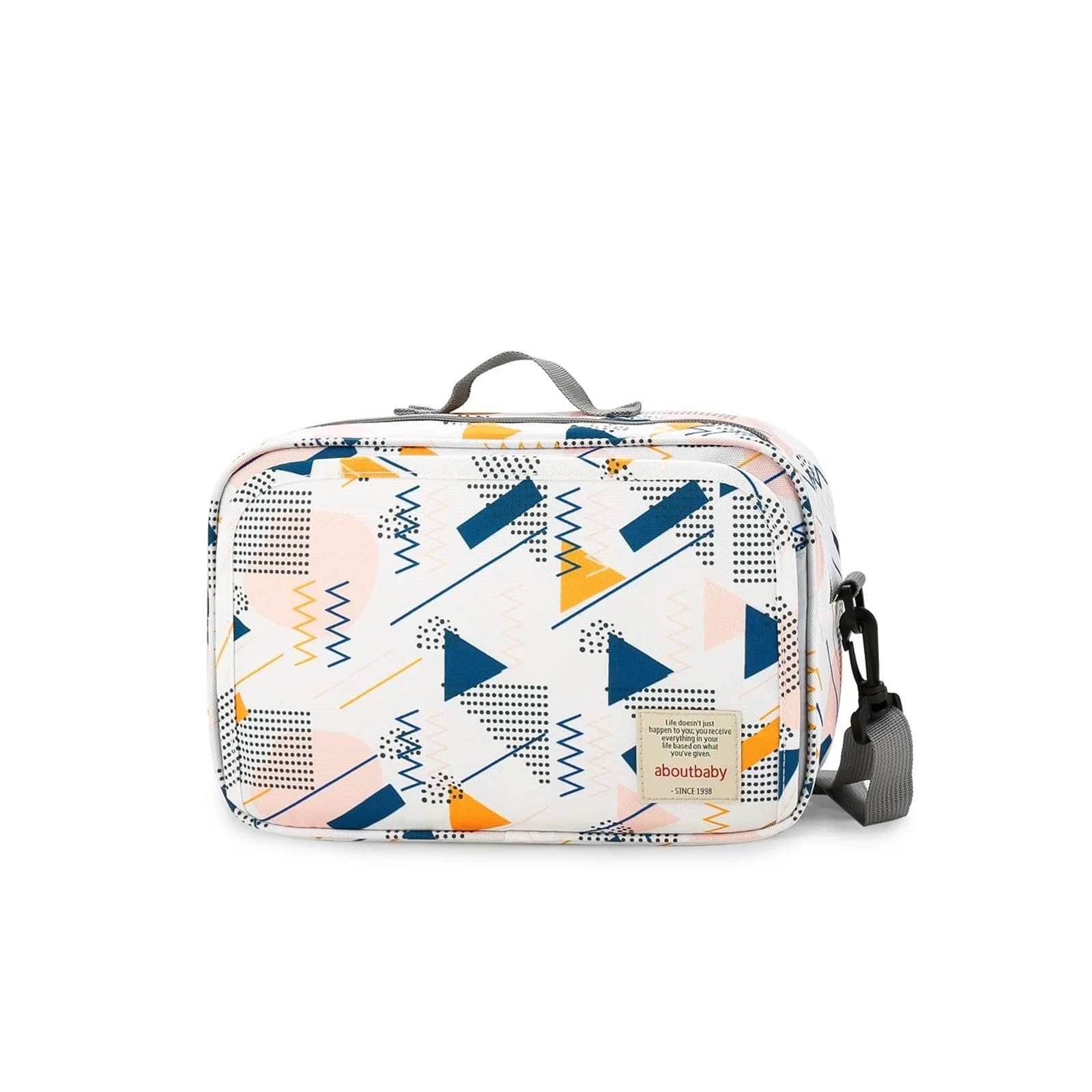 Wickeltasche wasserdichte Kinder-Mumientaschen, modische Drucke for Wiederverwendbare Umstands-Wickeltaschen, Wetbags mit Doppelgriff(Polka dots)