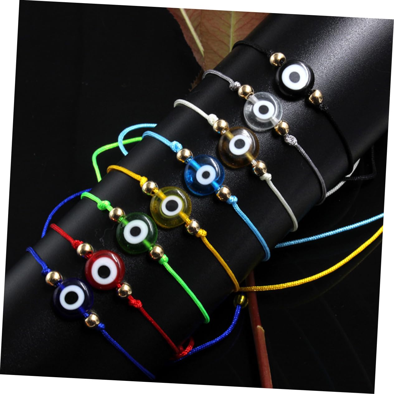 minkissy 48piezas Pulsera De Ojo Maligno Ajustable Para Niñas y Mujeres Amuleto Turco Accesorio De Moda Para Edades