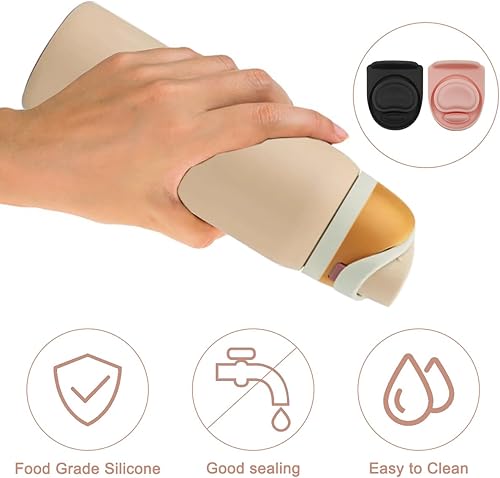 Miniatura 4 de 4 tapones de repuesto compatibles con Owala FreeSip de 24 onzas, 32 onzas, parte superior de la tapa de la botella de agua para Owala 19243240