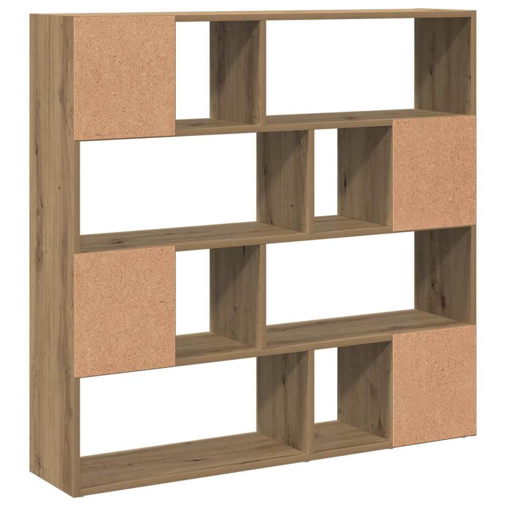 vidaXL Estantería/Divisor de Espacios Roble Artisan 105x24x102 cm, Separador de ambientes, estantería de Almacenamiento, Armario de Oficina