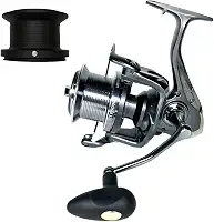 MARURI, Molinete de Pesca Praia TP 9000 PRATA -14 Rolamentos - Drag:22kg - Carretel Alumino - C/Carretel Extra