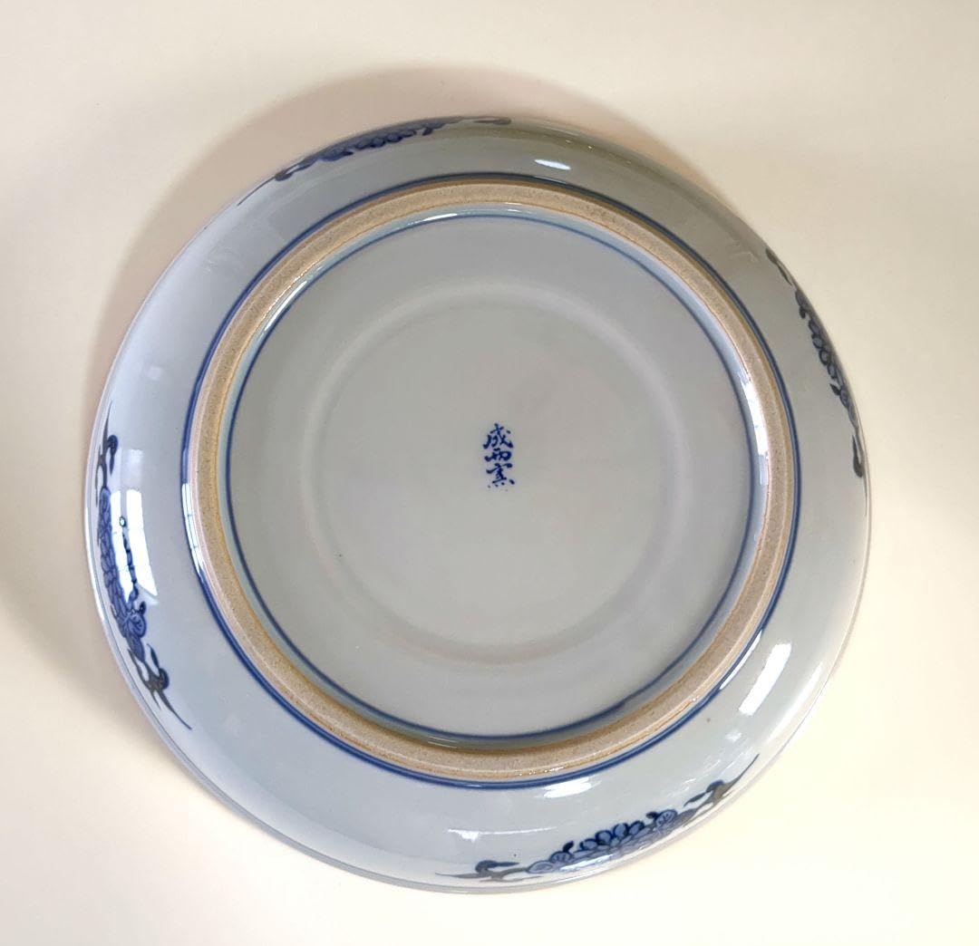 Amazon.co.jp: 有田焼 食器 祥瑞 古伊万里 手描き色絵 盛鉢 大皿 24cm