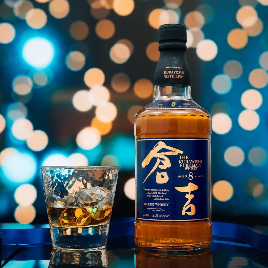 Amazon.co.jp: 倉吉8年 ピュアモルトウイスキー 43度 700ml 8年長期