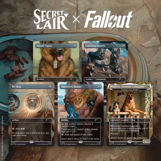 Magic the Gathering Secret Lair x Fallout: Greet The Dog (Foil