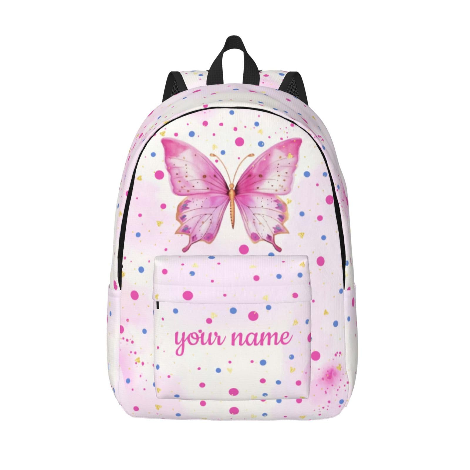 Custom Backpack for Men Women, Personalized Backpack with Name, Customized Casual Backpacks Gifts for Picnic Travel Camping Work 16in