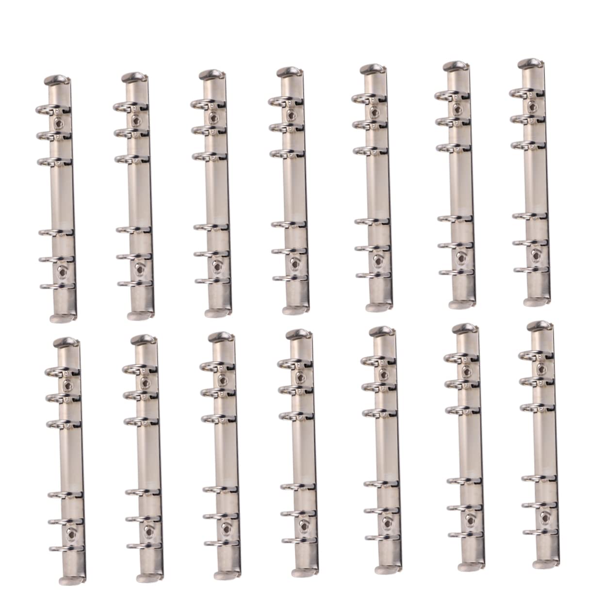 Lurrose 20 Fermagli Metallici Per Raccoglitori Raccoglitore Per Cartelle Metalliche A 6 Fori Leggero E Per Ufficio Per Scuola Lavoro Casa