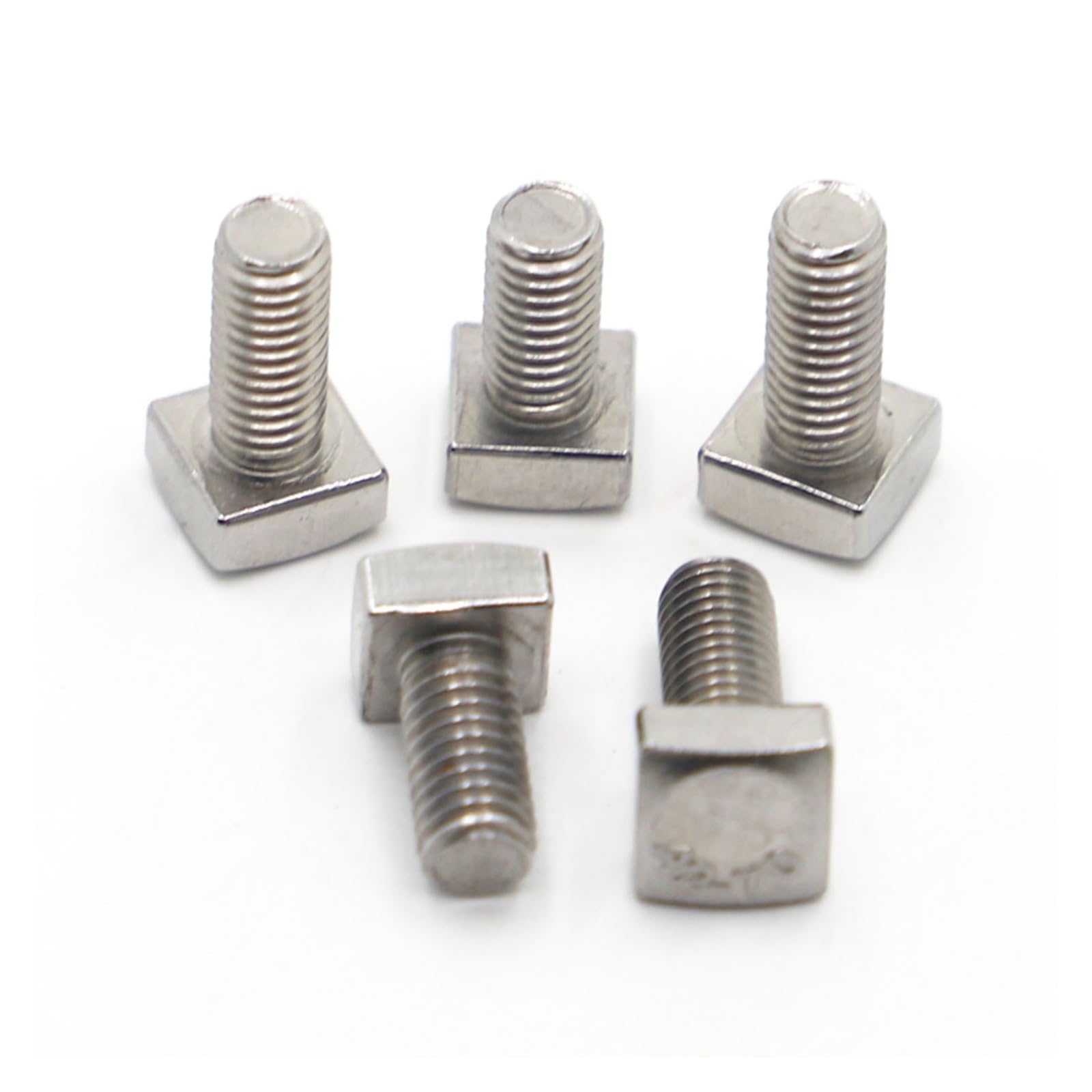 10 pz 304 Viti a Testa Quadrata in Acciaio Inox Bulloni M5 M6 M8(25mm,M8 10pcs)