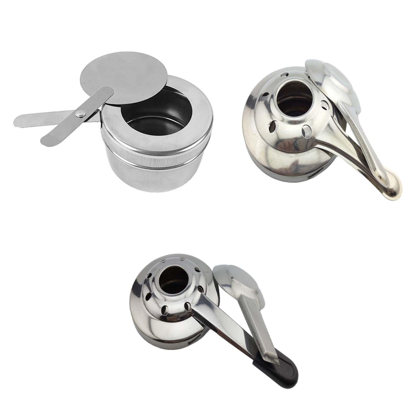 MERISHOPP™ Stainless Steel Fuel Holder for Hotel Kitchenware Cooking Utensil Commercial Style 1 4