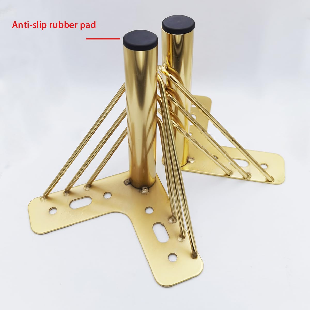 Amazon.com: Hyever Heavy Duty Metal Furniture Legs, 6 Inch Gold - Set of 4  for Sofa, Cabinet, Dresser & Couch | Rust-Resistant, Anti-Slip Pads, Modern  DIY Replacement Feet : Tools & Home Improvement