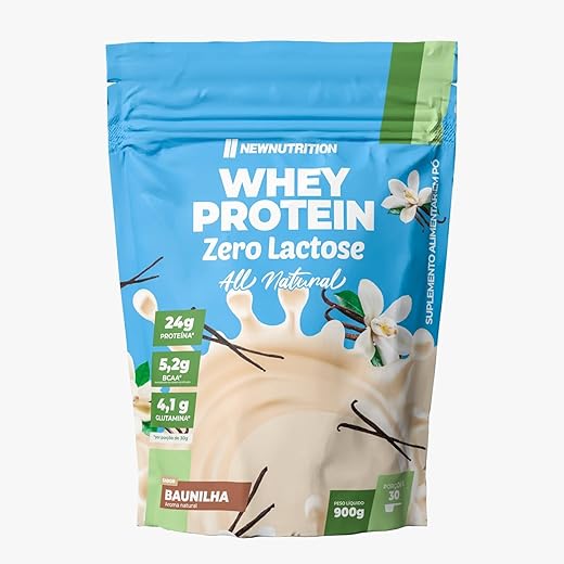 NewNutrition - Whey Protein Zero Lactose All Natural 900g Baunilha