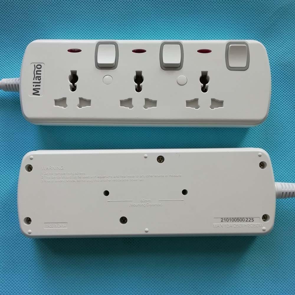 Danube Home Milano Extension Chord 3W 5M Multi Color