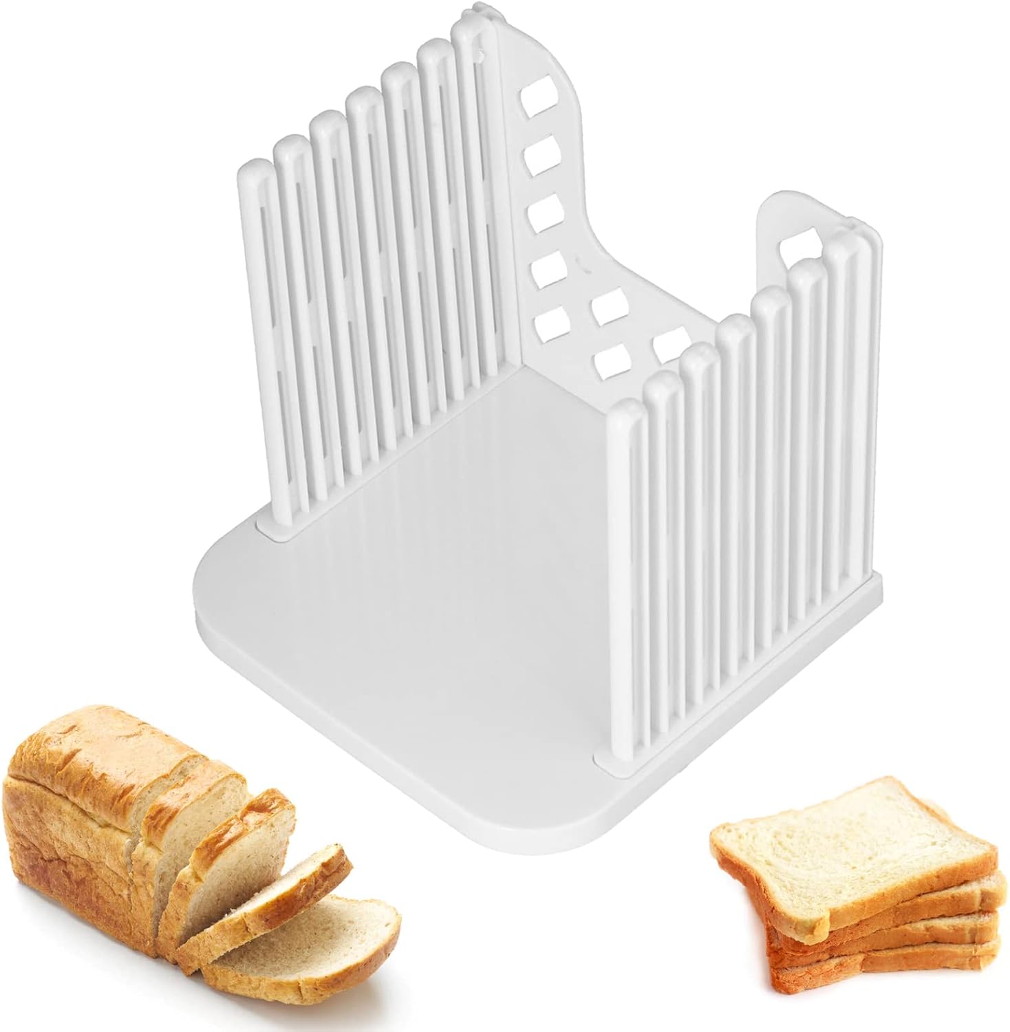 Bread Slicer for Homemade Bread Loaf, Bread Slicer Guide, Foldable