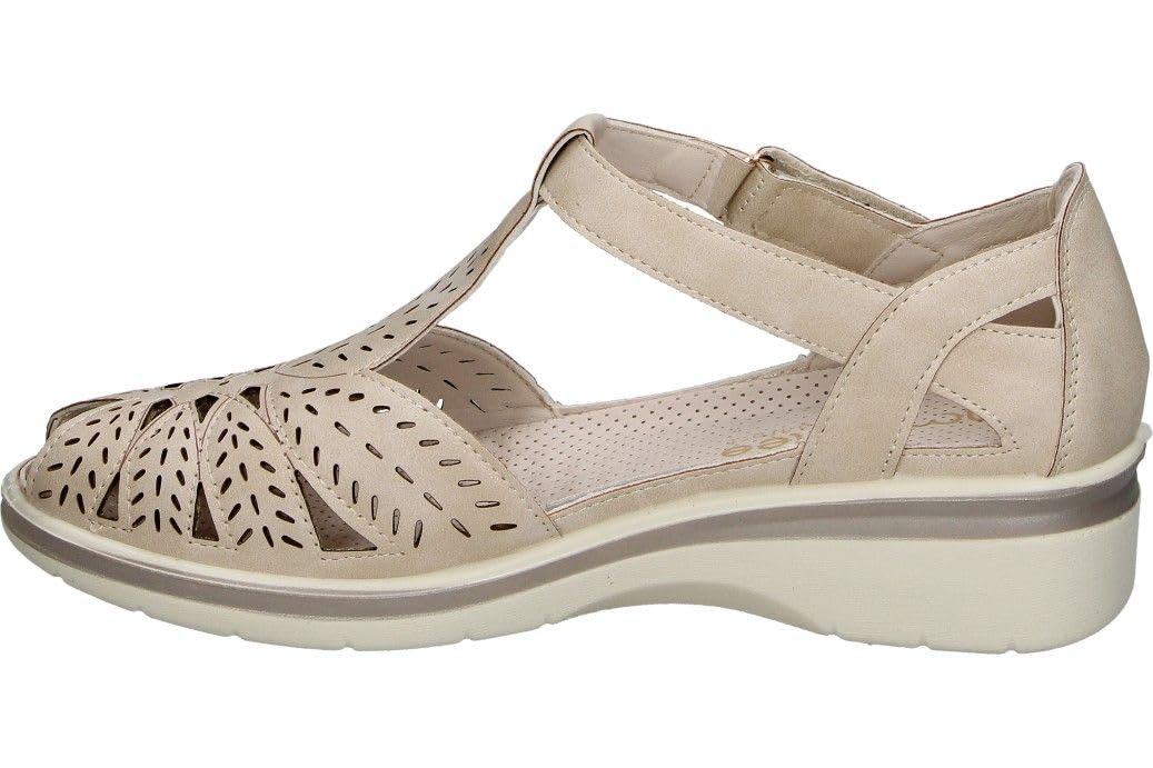 amarpies | Sandalias con Cuña Mujer – Zapato de Cuña– Cuña Baja – Estilo Casual – Versátiles y Combinables – Modelo AMD30030