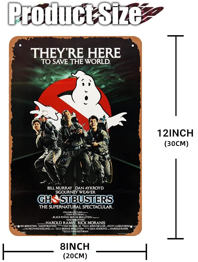 Amazon.co.jp: ゴーストバスターズ ホラー 映画ポスター レトロ ブリキ