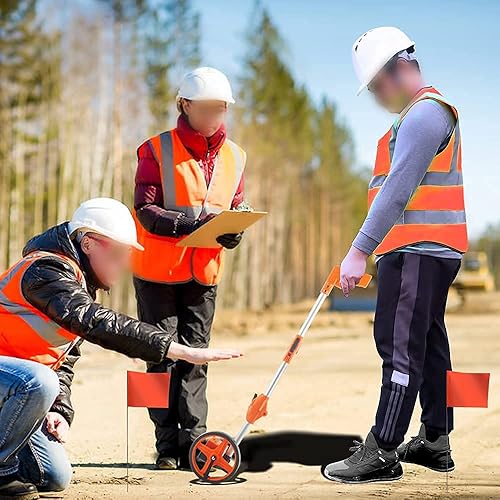 Miniatura 4 de Rueda de medición con paquete de 100 banderas de marcado, traje perfecto para combinar