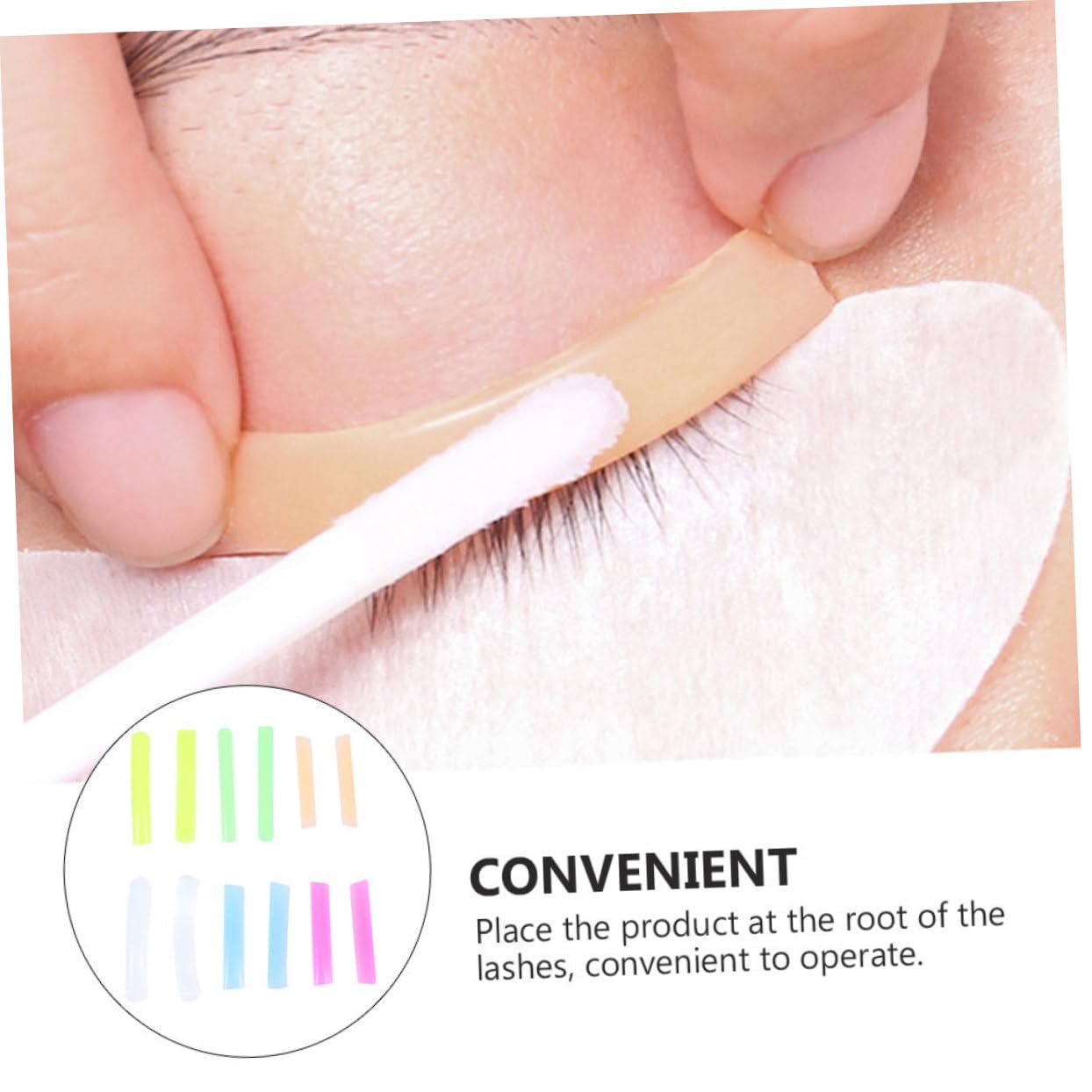 minkissy 48paia Titolo Per Prodotto Pad Silicone Per Perming Ciglia Strumenti Ausiliari Per Sollevamento Ciglia Adatti Per Uso Professionale e Domestico