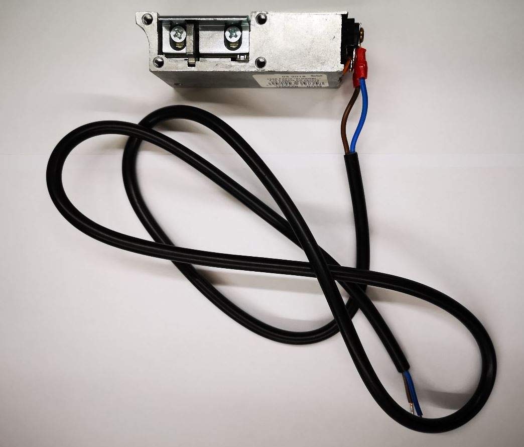 Apriporta elettrico per porte blindate MANO DESTRA. Sporgenza leva a filo.Alimentazione 6-12 V.