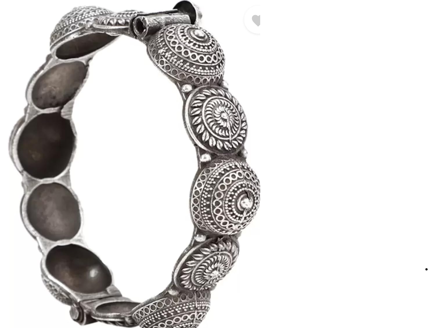 AMMOLI Openable Jo Light weight Circular design Kada with a screw setting | Trending Oxidised Bangles (B0D1KN1M3B) Amazon Price History, Amazon Price Tracker