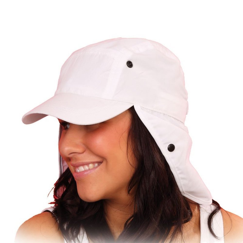 Jmc Trading Company Women's White Lightweight Legionnaire With Upf 40+