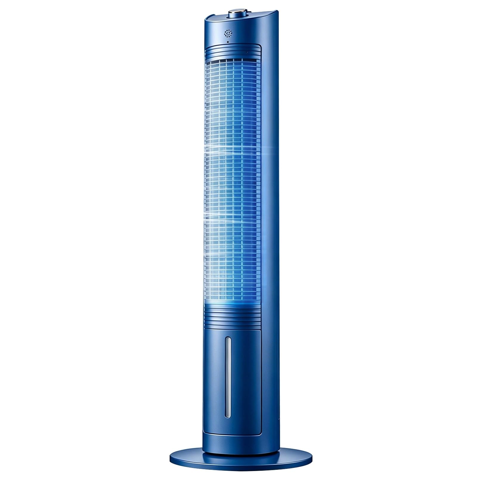 Ventilador Columna, Ventilador de Pie Silencioso, 30W, Oscilación de 80° | Ventiladores de Torre, 3 Velocidades, 3,6L, Refrigeración con Cristales de Hielo, para Hogar, Altura 100cm