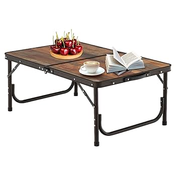 折りたたみテーブル ビンテージ フォールディング キャンプ 折りたたみ式テーブルラック40 アンティーク風ダメージ