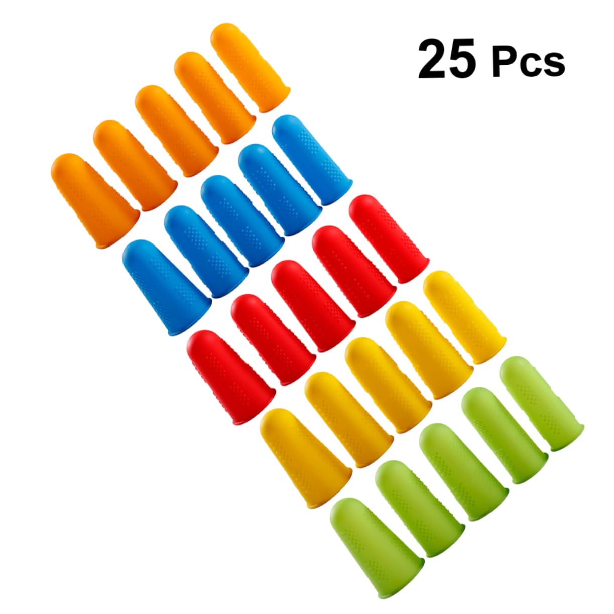 BUTIFULSIC 25pcs High Temperature Resistance Finger Cover Non-Slip Finger Cots Protective Cover Protectors Finger Cover Finger Guard Finger Protector for Home Finger Sleeve