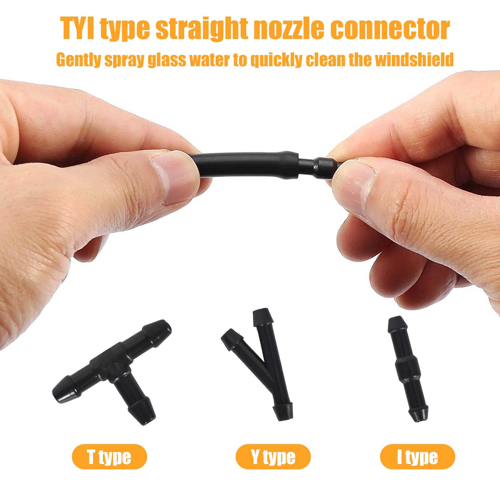 Scheibenwaschanlage Schlauch 4m Set - Mit 30 Verbindern Für Auto & Garten