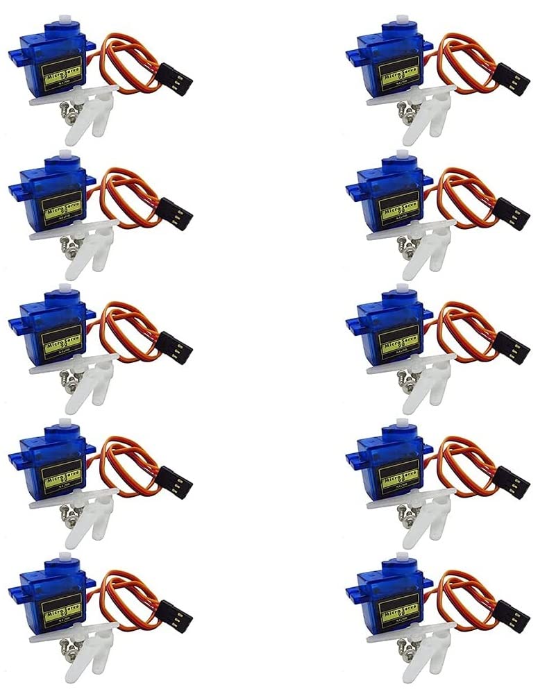 10 szt. SG90 Mini przekładnia analogowa mikro serwo 9g do helikoptera samolotu RC